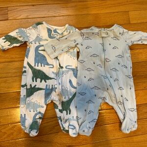 Bundle of Carters 0-3 Dino Zip Ups